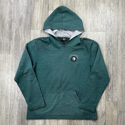 Vintage T&C Surf Hoodie Aloha Hawaii Town & Country Size Large Green 90s