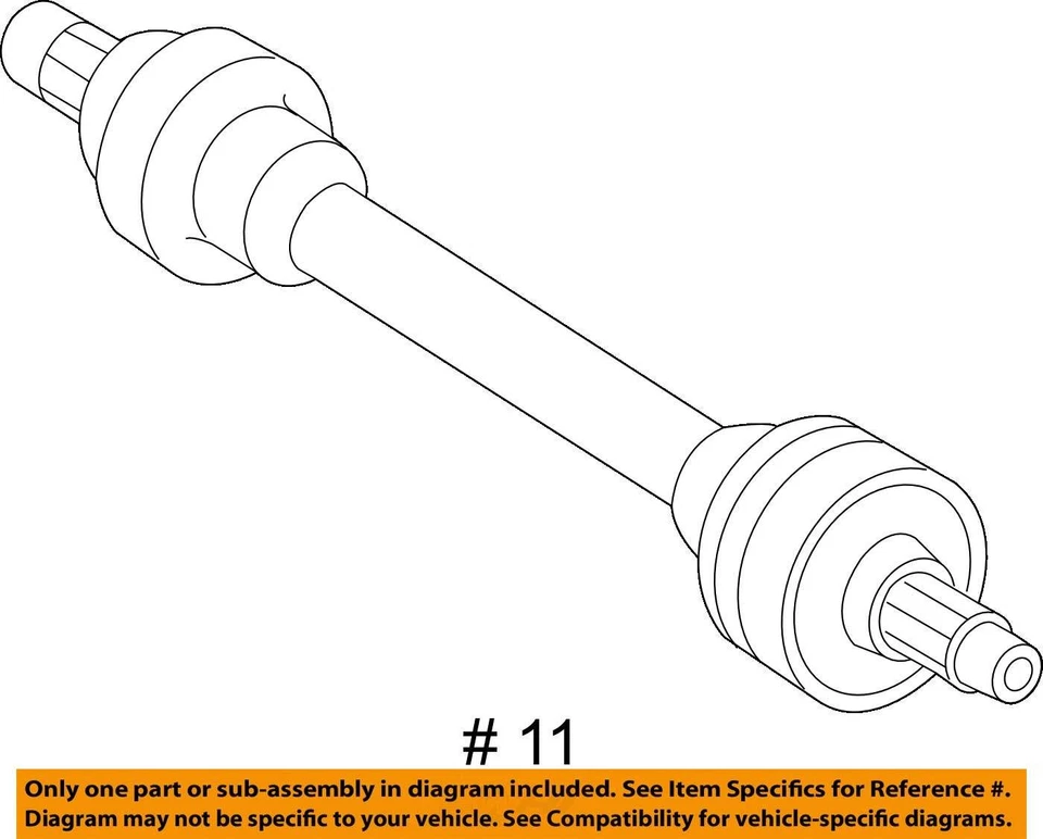 Mercedes-Benz E250 2015-2016 eje eje conductor delantero CV C/V X5ZSX Foto 4 de 4
