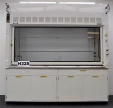 8' Hamilton Laboratory Fume Hood w/ General Storage Cabinet / E1-522