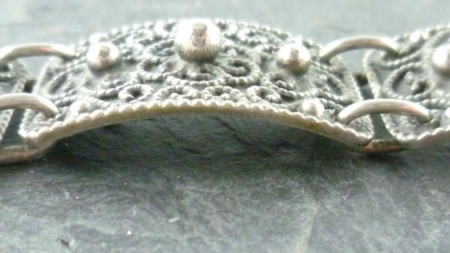 Bracelet rectangular beautifully decorated elemen… - image 5