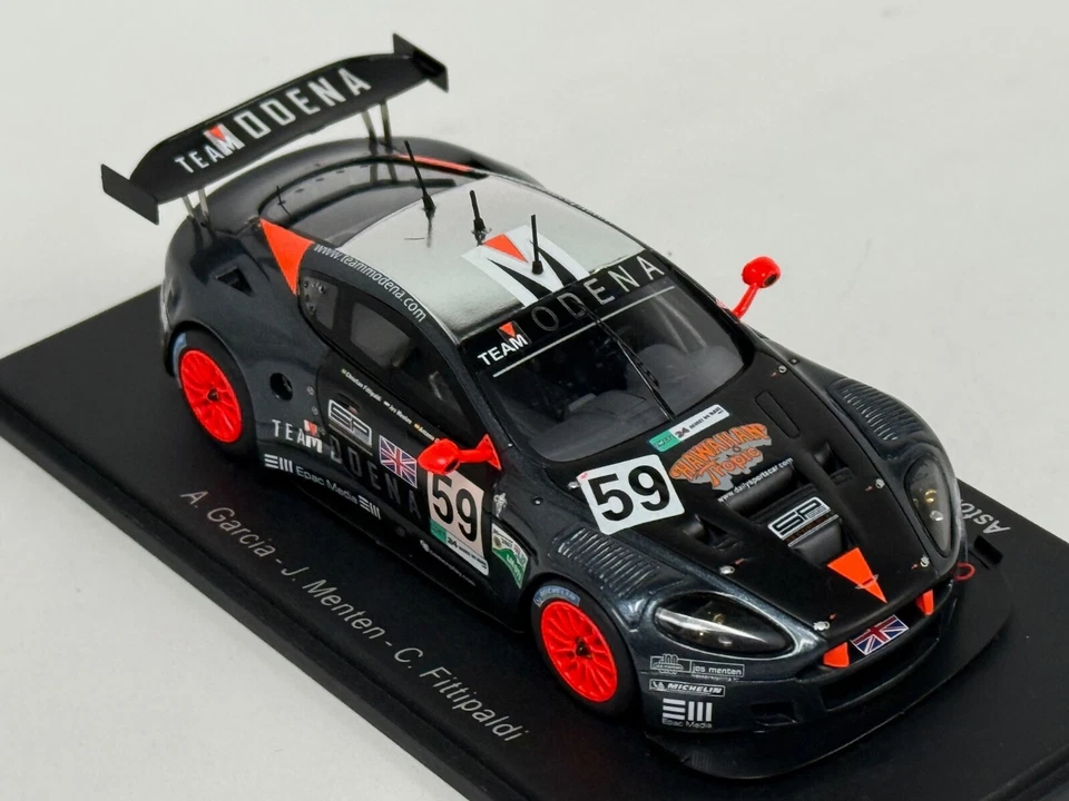 1/43 Spark Aston Martin DBR9 car #59 AMR Team Modena 2007 24 LeMans S1212 JP57 - Image 4 of 4