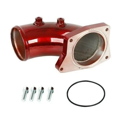 Turbo Intercooler Pipe Kit & Intake Elbow For 2003-07 Ford F250 6.0L Powerstroke Foto 3 de 4