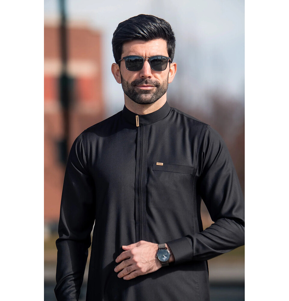 Men's Muslim Full Length Long Sleeve Middle East Islamic Thobe