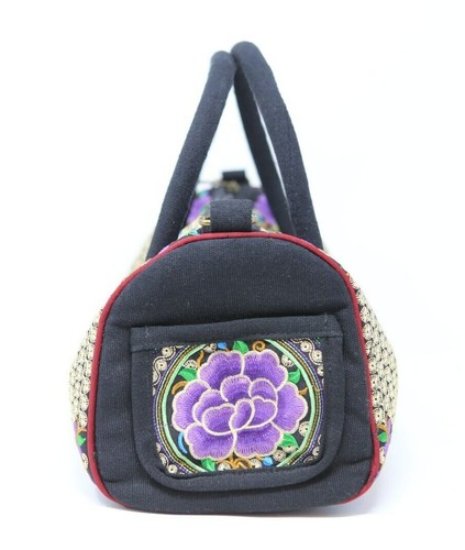 Mehrfarbige Damen Umhängetasche Handtasche Stickerei Brandneu - Bild 5 von 13