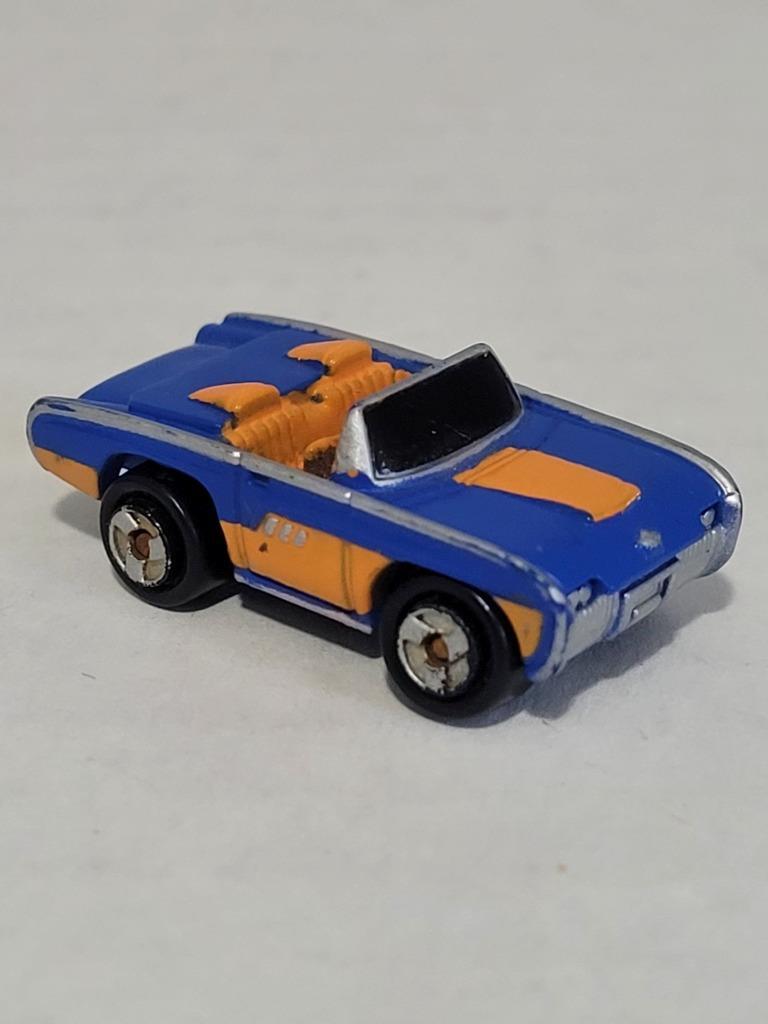Galoob Micro Machines '63 Blue / Orange Convertible Ford