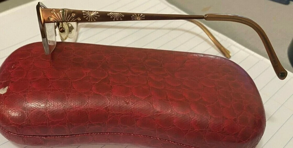 Gafas Lulu Guinness Be A Glamour Girl 672 LBR49 18 130 Buen Estado Leer Foto 4 de 4