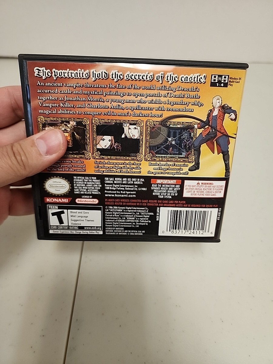 Nintendo DS Castlevania Portrait Of Ruin Complete | eBay