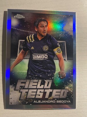 2022 Topps Chrome MLS Field Tested Alejandro Bedoya Philadelphia Union FT-14