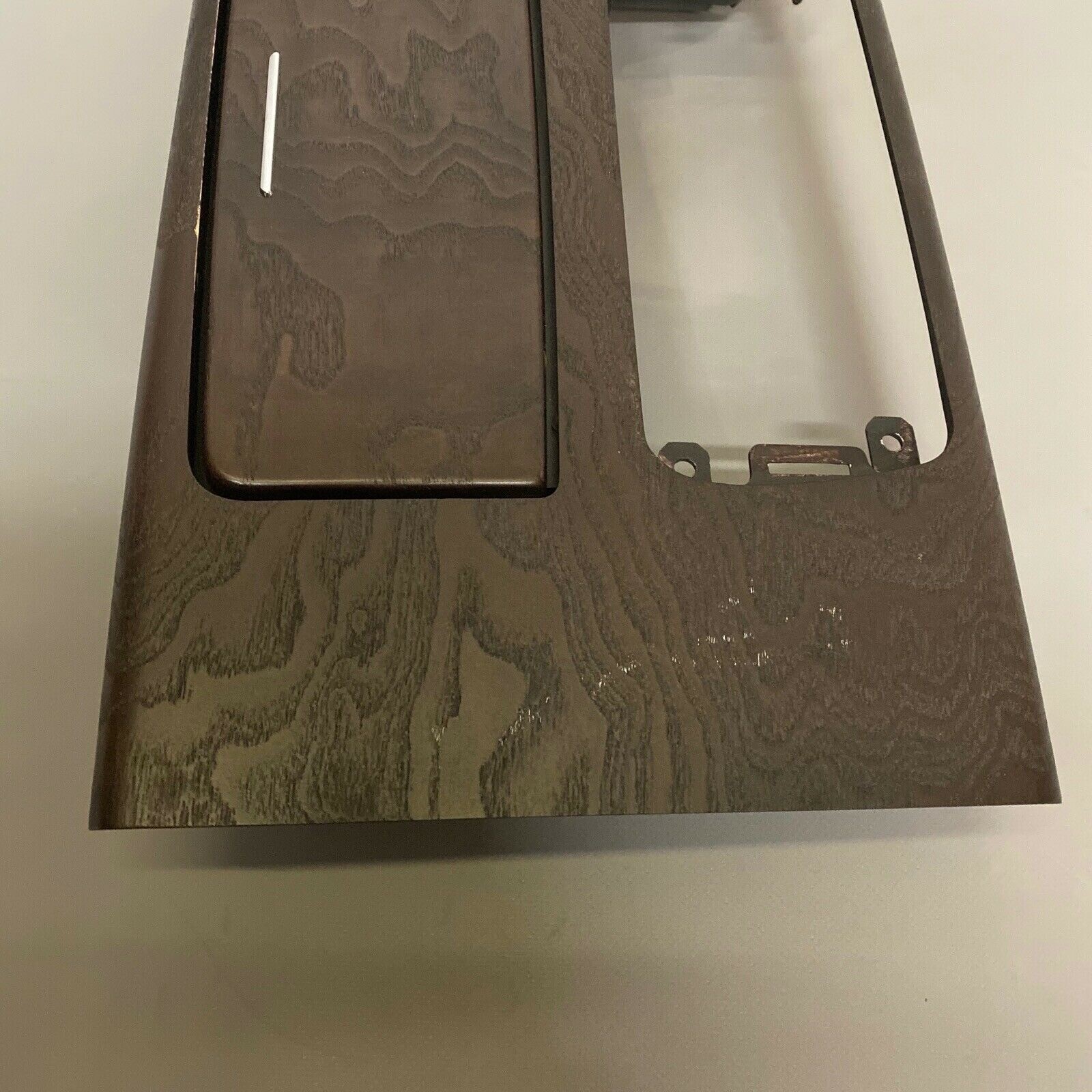 MASERATI GHIBLI CENTER CONSOLE DARK BROWN ASH AGED WOOD TRIM 2014 2015 2016 OEM 