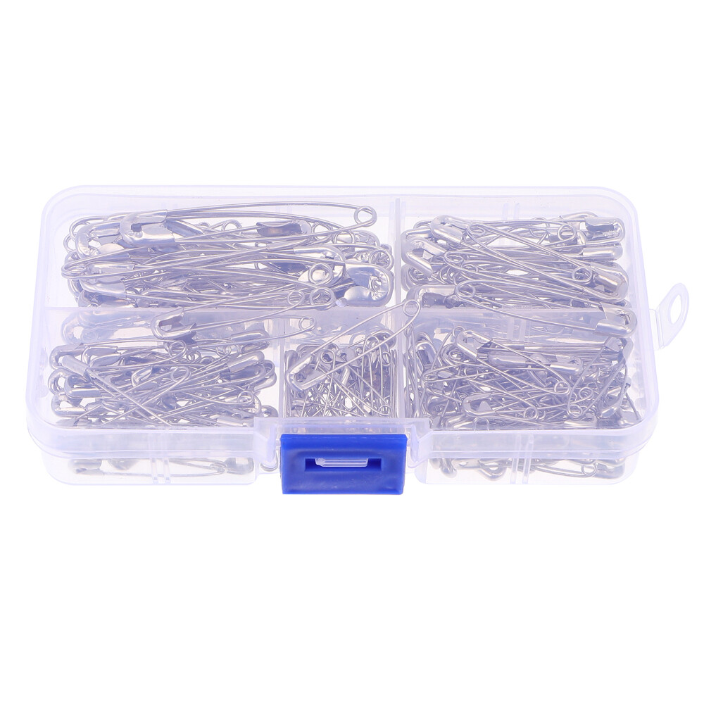 220 Pcs Clothes Pegs for Washing Line Safety Pin Breast-pin Buckles Brooches