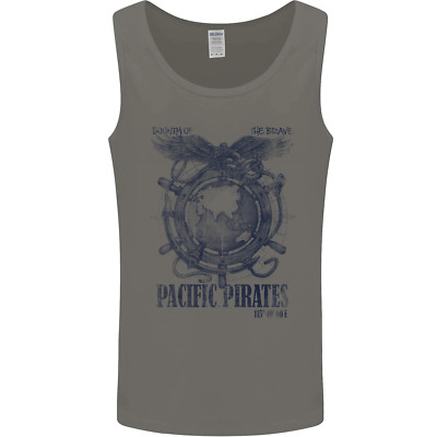 Pacific Pirates Sailing Sailor Boat Herren Trägershirt Tank Top
