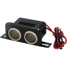 Produktbild - HP Autozubehör Doppelsteckdose U+Aufbau Spannung 12 /24 Volt 1x28104HP