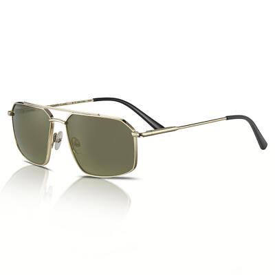 Serengeti Wayne SS546001 Sonnenbrille mineralgrün polarisiert glänzend hellgoldfarben