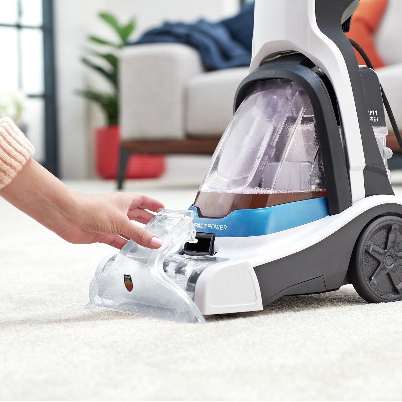 Vax Compact Power CWCPV011 Upright Carpet Cleaner 800W Blue USED eBay