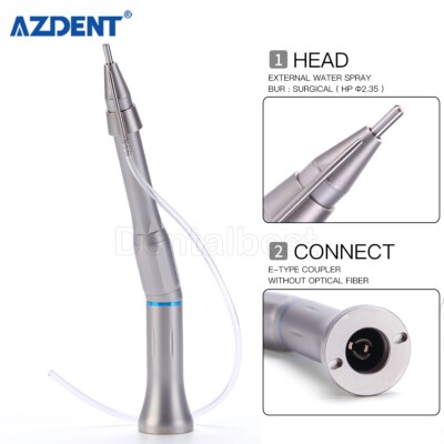 AZDENT Dental Surgical Surgery Operation 20° 1:1 Straight Contra Angle Handpiece