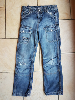 1 X JEANS  VON DOPODOPO UND 2 X LANGARM SHIRTS PULLI ( 1X VON S.OLIVER ) GR 128 