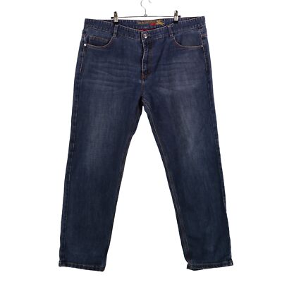 Burberry Brit Herren Jeans Denim Blau Tapered Leg 5-Pocket Design Zip Fly