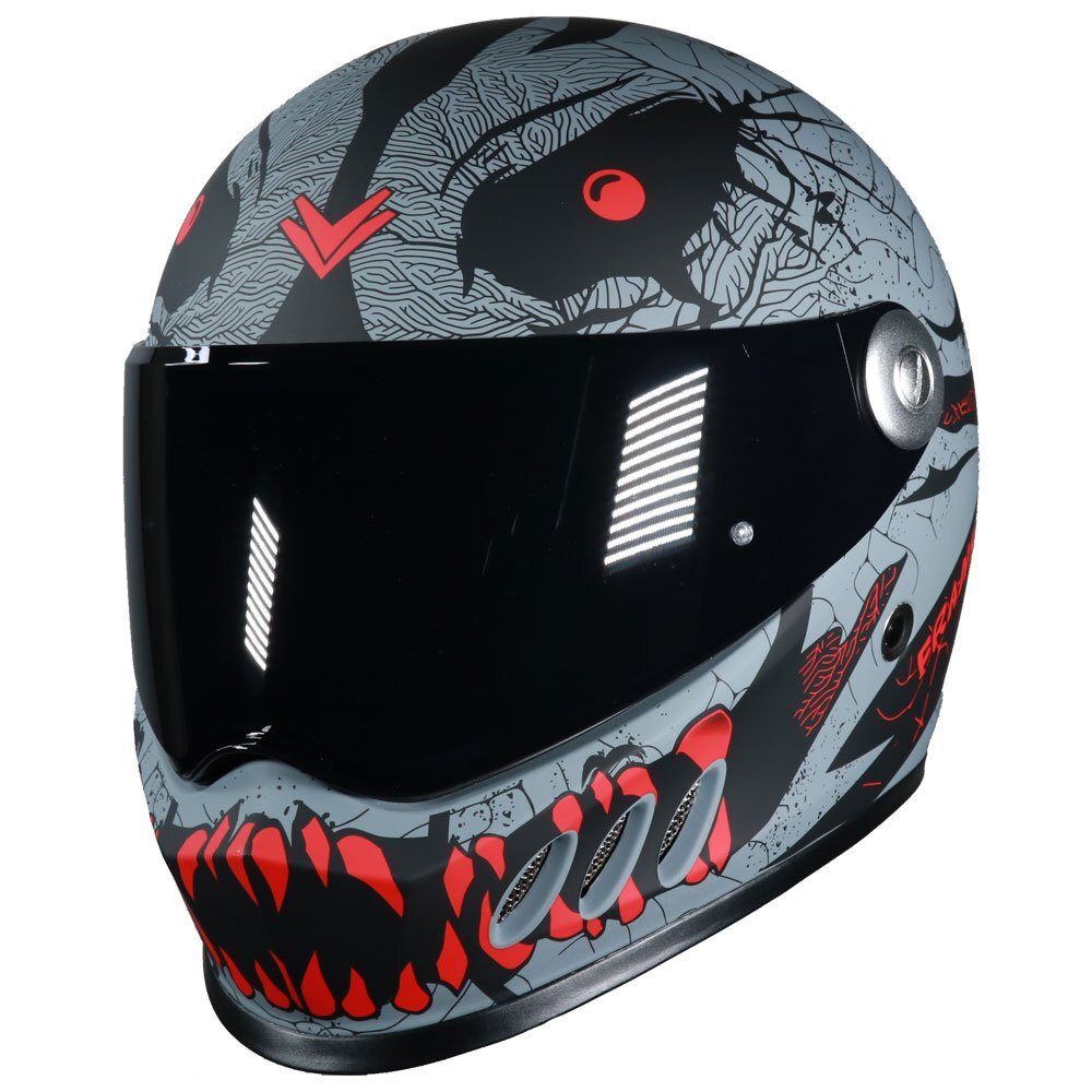 Frank Thomas YM-833 Predator Helmet Devil Black Red