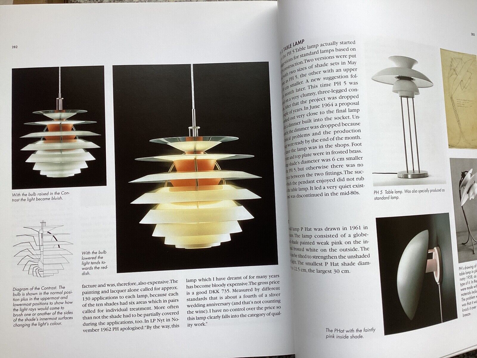 "Años luz por delante. La historia de la lámpara de pH"" Louise Poulsen/Libro de Henningsen