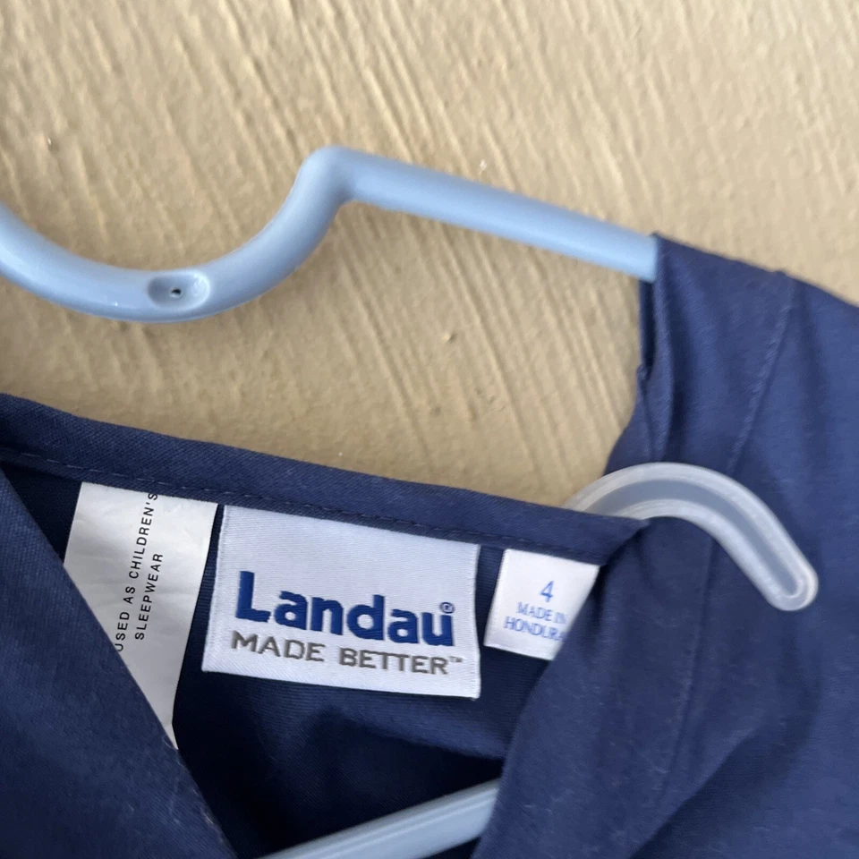 Landau Kids Blue Doctor Scrubs set Sz 4 Dress Up Costume Halloween Dr. Crosby - Image 3 of 4