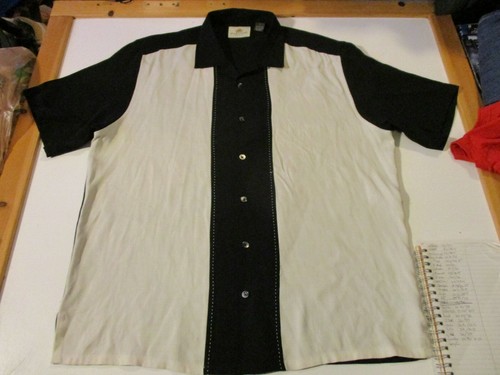 SILK SHIRT LG CHARLIE HARPER BOWLING | eBay