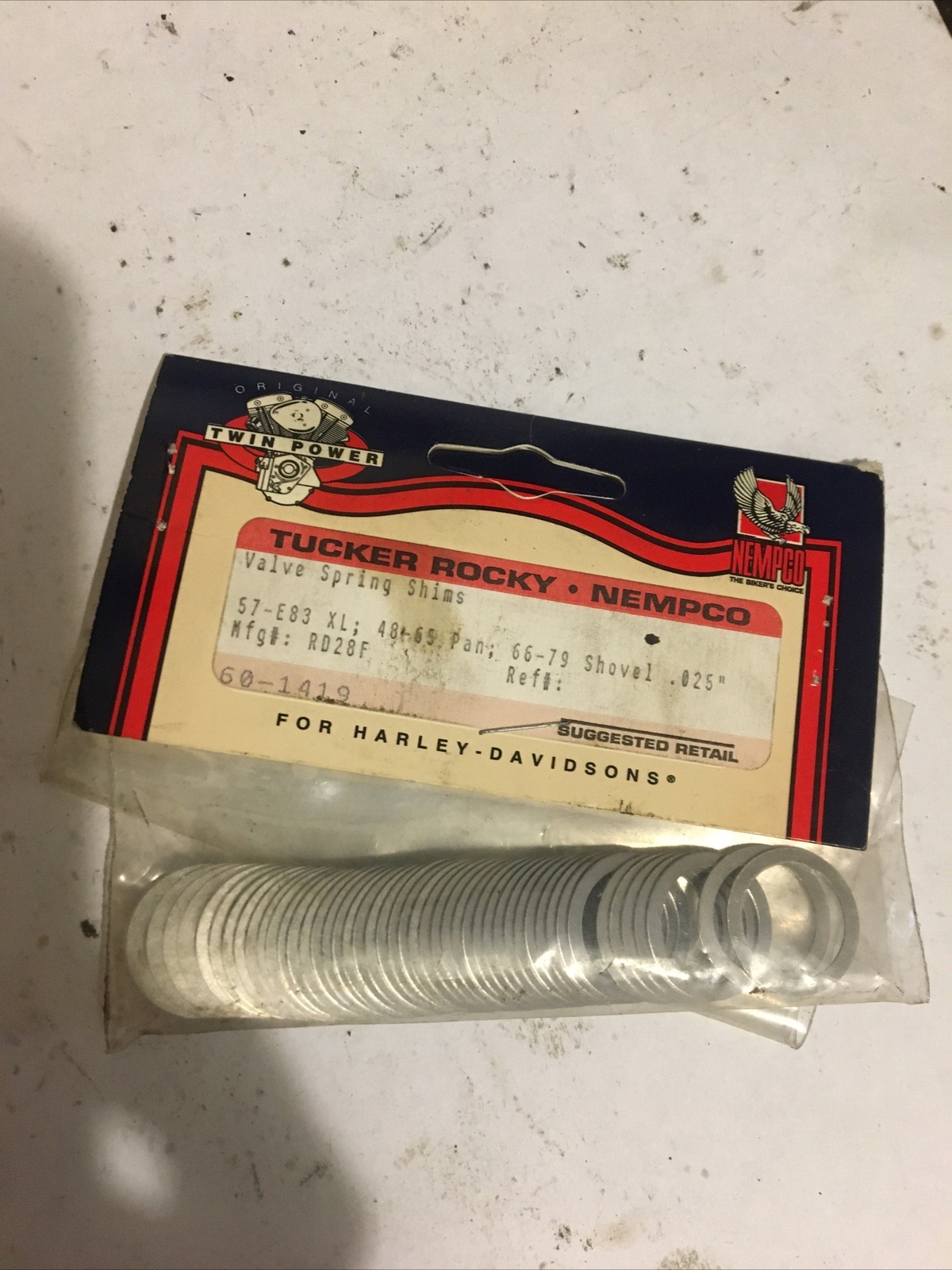 Harley Valve Spring Shims XL Pan Shovel .025 eBay