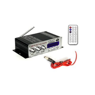 Bluetooth 12V Home Stereo High And Low Bass Card Small Mini Amplifier