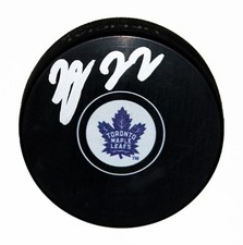 NIKITA ZAITSEV SIGNED TORONTO MAPLE LEAFS Puck NHL STAR AUTOGRAPHED +COA