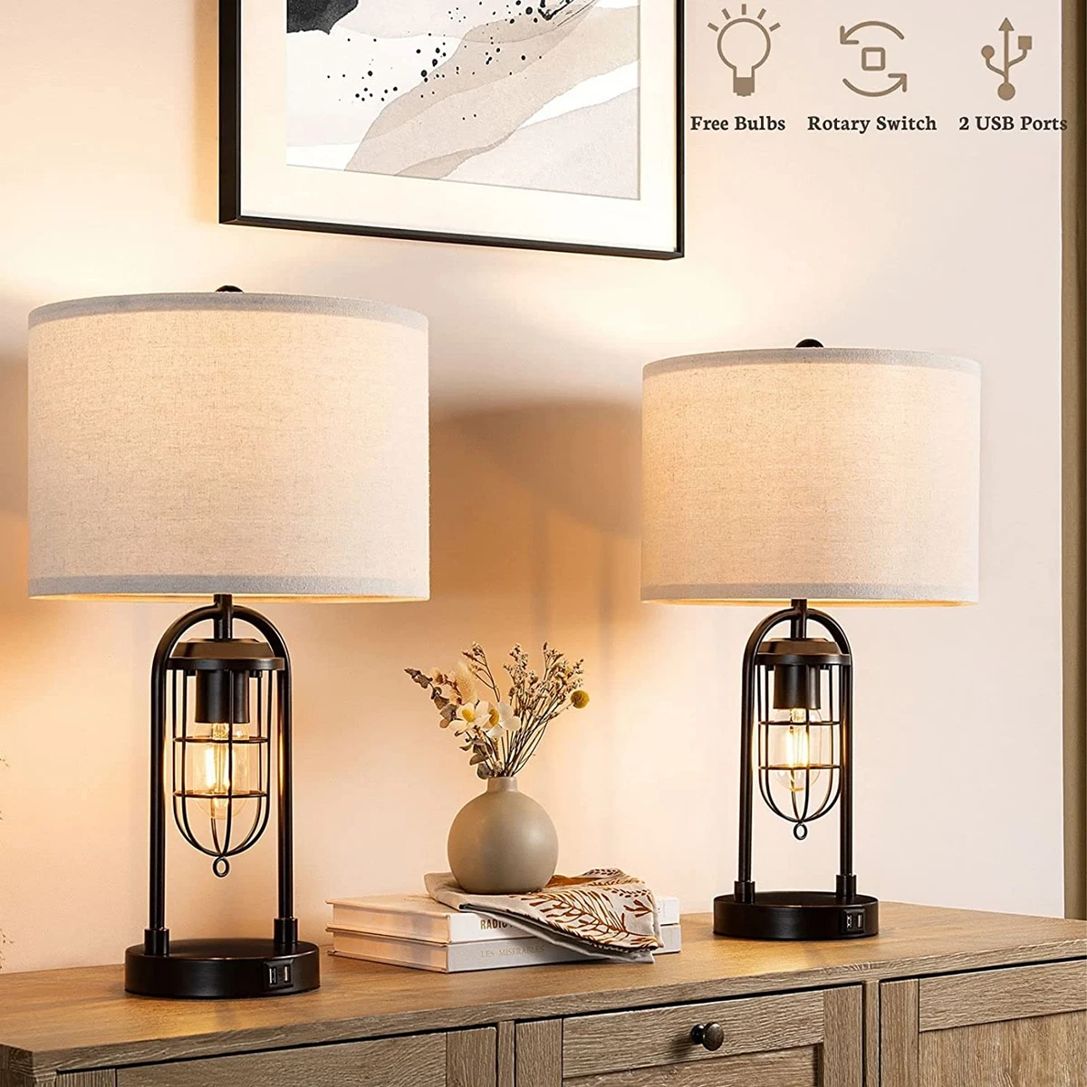 Table lamp set sale