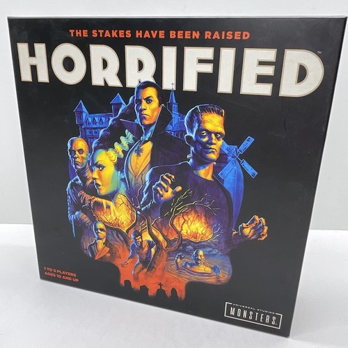 HORRIFIED Universal Studios Monsters Strategy Board Game Dracula Frankenstein - Picture 24 of 24