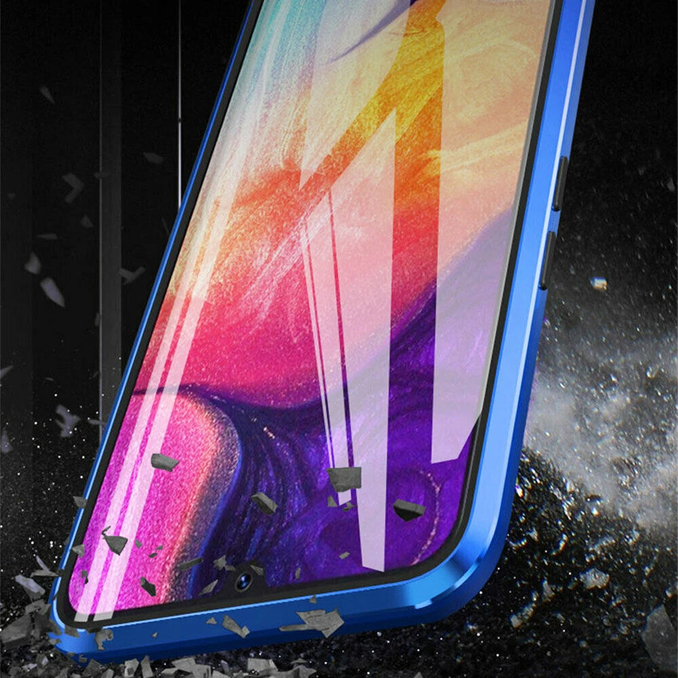 For Samsung S25 S24 FE S23 S22 Ultra S21 Double Sided Magnetic Metal Case Cover - Image 4 of 4