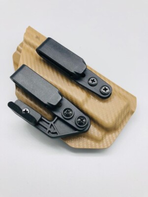 Hudson H9 - Coyote Carbon Fiber Kydex IWB Triton 2.0 Holster w/ Mod Wing US Made