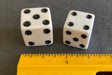 2 Dice Set - Vintage Dice 1940s MahJong #5