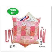 Pink Hysterectomy Endometriosis C-Section Heart Hernia Comfort Hug Pillow + TIE