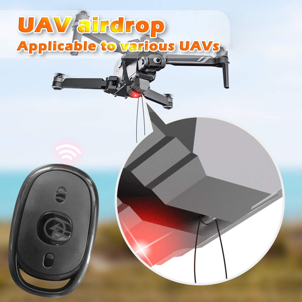 Release Air Dropping Fishing Bait Thrower System Kits For DJI