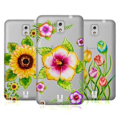 HEAD CASE DESIGNS AQUARELL BLUMIGE SOFT GEL HANDYHÜLLE FÜR SAMSUNG HANDYS 2
