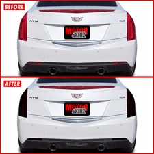 For 13-18 Cadillac Ats Sedan Tail Light Reflector Smoke Precut Vinyl Tint For 13-18 Cadillac Ats Sedan Tail Light Reflector Smoke Precut Vinyl Tint