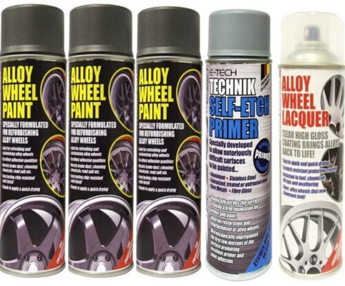 E-Tech Car Vehicle Alloy Wheel Refurbishment Repair Modify Touch Up Spray Paints - 第 1/13 張圖片
