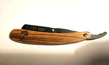 FACON PREMIUM STRAIGHT BLADE RAZOR WOOD HANDLE