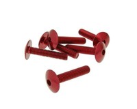 Schraubensatz 6 StüCk Verkleidung Rot - M6X30