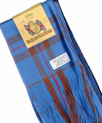Clan Elliot Tartan Sash Ladies Scottish Wool Plaid