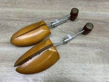 Vintage Florsheim Wooden Shoe Mold Stretcher Form Insert Set
