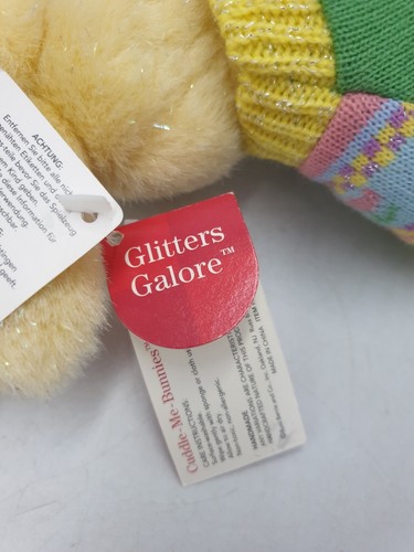 Russ Glitters Galore Cuddle-Me Bunnies Bunny Knit Jumper Rabbit Plush Soft Toy - Picture 8 of 12