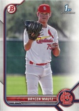 2022 1st Bowman Paper #BD-124 Brycen Mautz