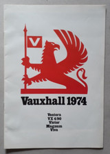 Vauxhall Range Brochure 1974 - Viva Magnum Victor VX 4/90 Ventora