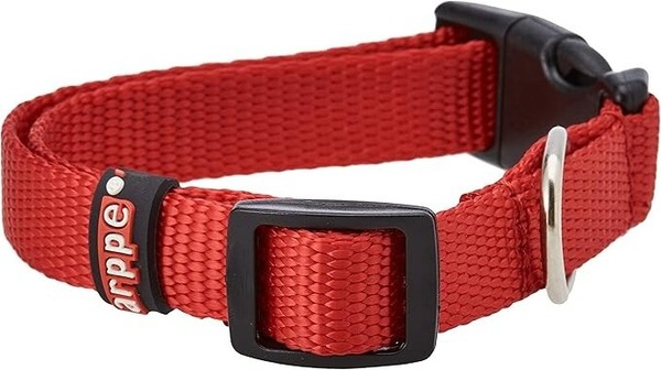 Collar Nylon Basic, Rojo, S, 1 unidad