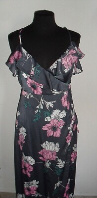 SCHÖNES EDLES LANGES KLEID ONLY Gr. 36 EUR 40 ITA ECHTES SCHNÄPPCHEN