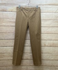 Ralph Lauren Black Label Size 4 Dress Pants Camel Cotton Blend Stretchy St Leg