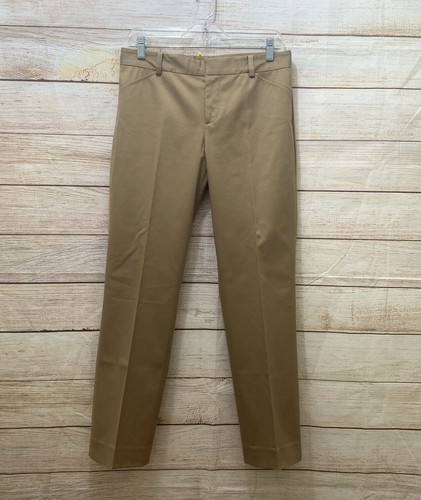 Ralph Lauren Black Label, Ralph Lauren Black Label Size 4 Dress Pants Camel Cotton Blend Stretchy St Leg