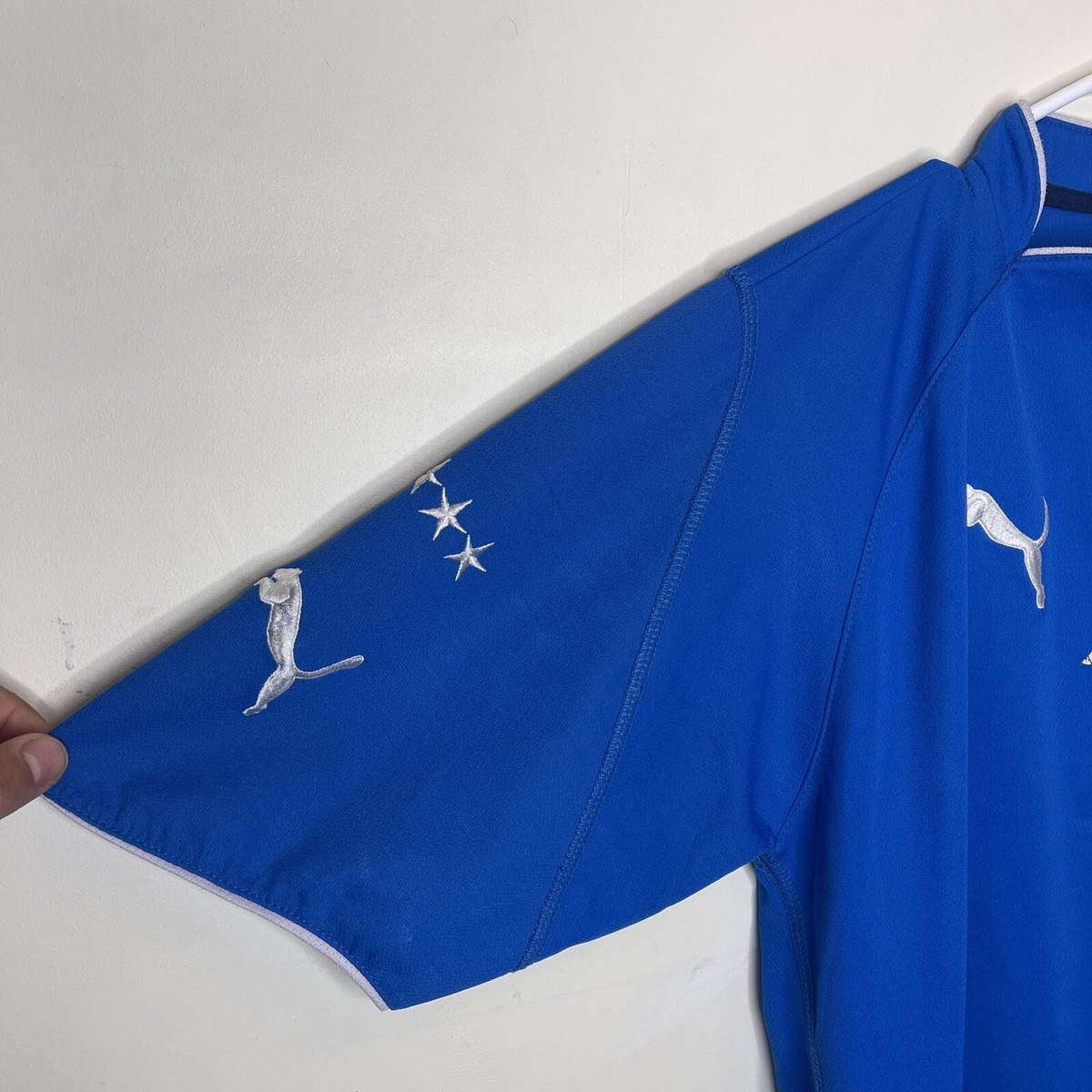 Puma Italy 2003 Home Kit FRANCESCO TOTTI 10 Soccer Jersey